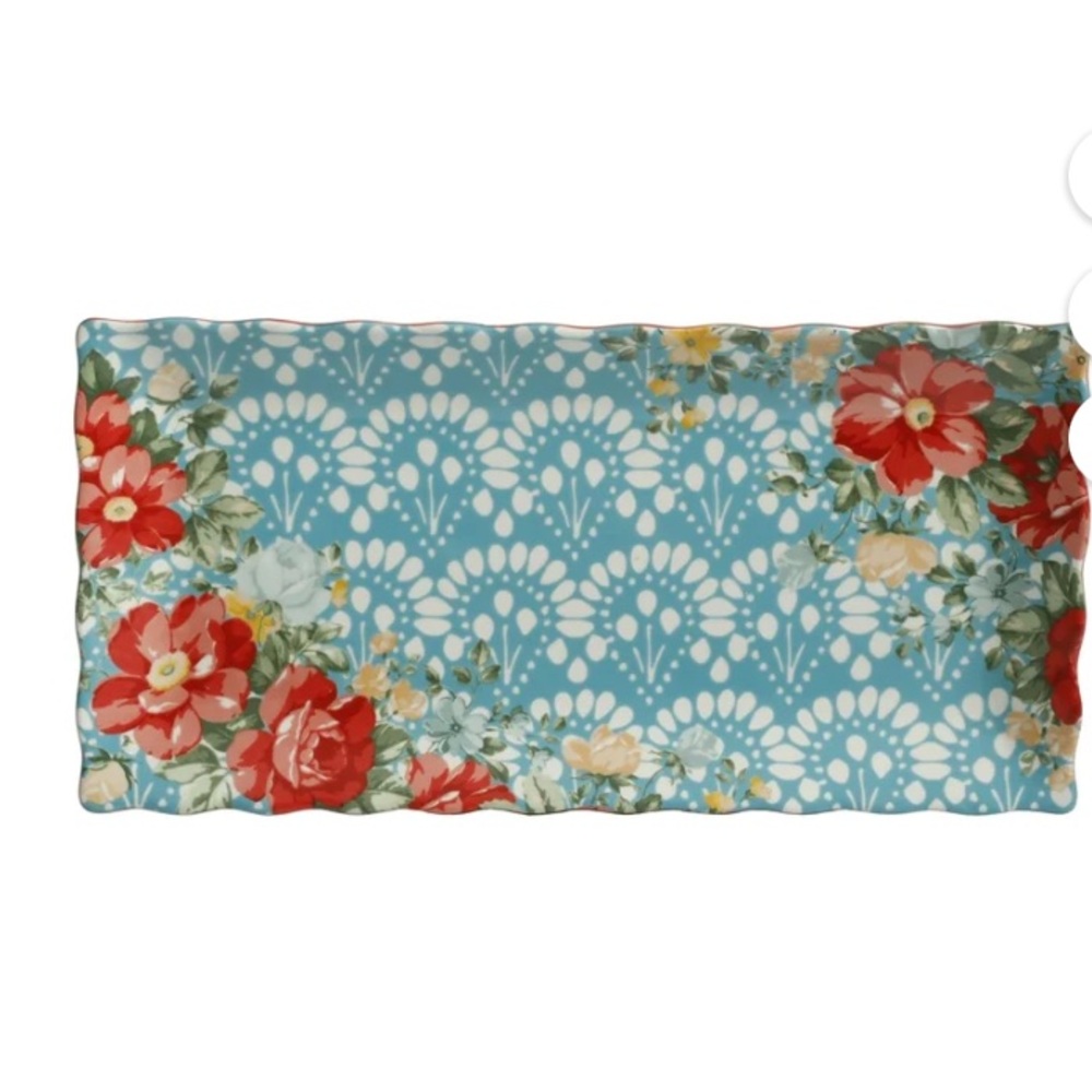 Pioneer Woman Floral melody serving tray